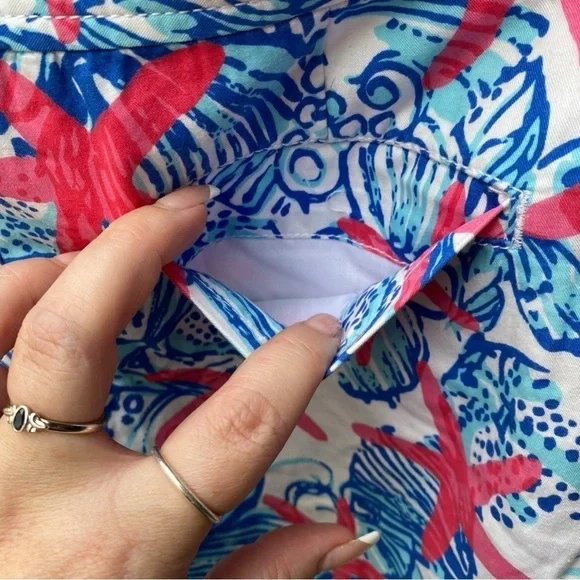 Lilly Pulitzer She Sells Sea Shells Callahan Shorts | Size:2 - Picture 5 of 14
